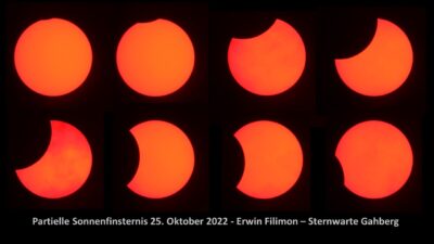 Mehr über den Artikel erfahren partielle Sonnenfinsternis – 25. Okt. 2022