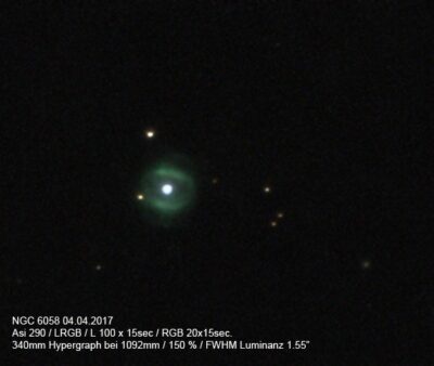 Mehr über den Artikel erfahren NGC 6058