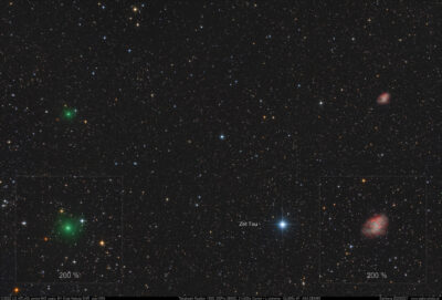 Read more about the article Charles Messier’s Nr.1 und Komet C/2022 U2 (ATLAS)