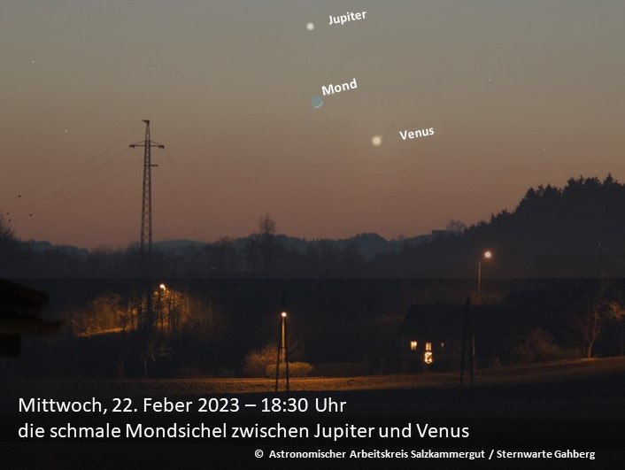 You are currently viewing Venus und Jupiter „treffen“ sich am Abendhimmel