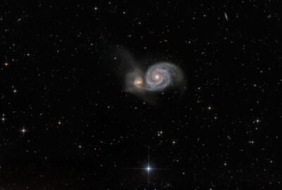 Read more about the article M51 Whirlpoolgalaxie