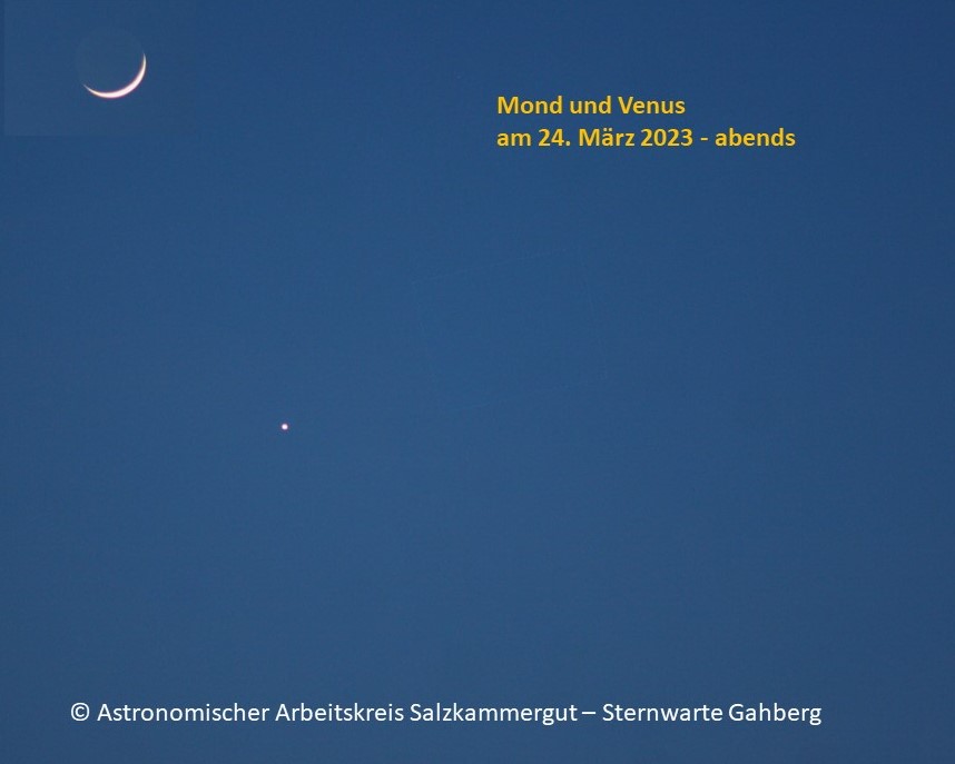You are currently viewing Der Mond „trifft“ die Venus