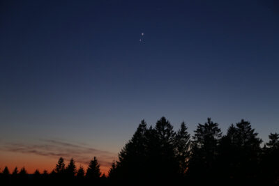 Read more about the article Jupiter und Venus am Abendhimmel