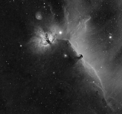 Read more about the article IC 434 und Flammen – Nebel (NGC 2024)