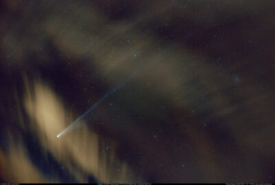 Mehr über den Artikel erfahren Komet Lemmon zwischen den Wolken