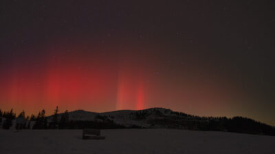 Mehr über den Artikel erfahren Polarlicht Postalm 2026.01.20 19:38 Uhr MEZ