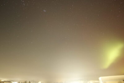 Mehr über den Artikel erfahren Polarlicht über Frankenmarkt 19.01.2026