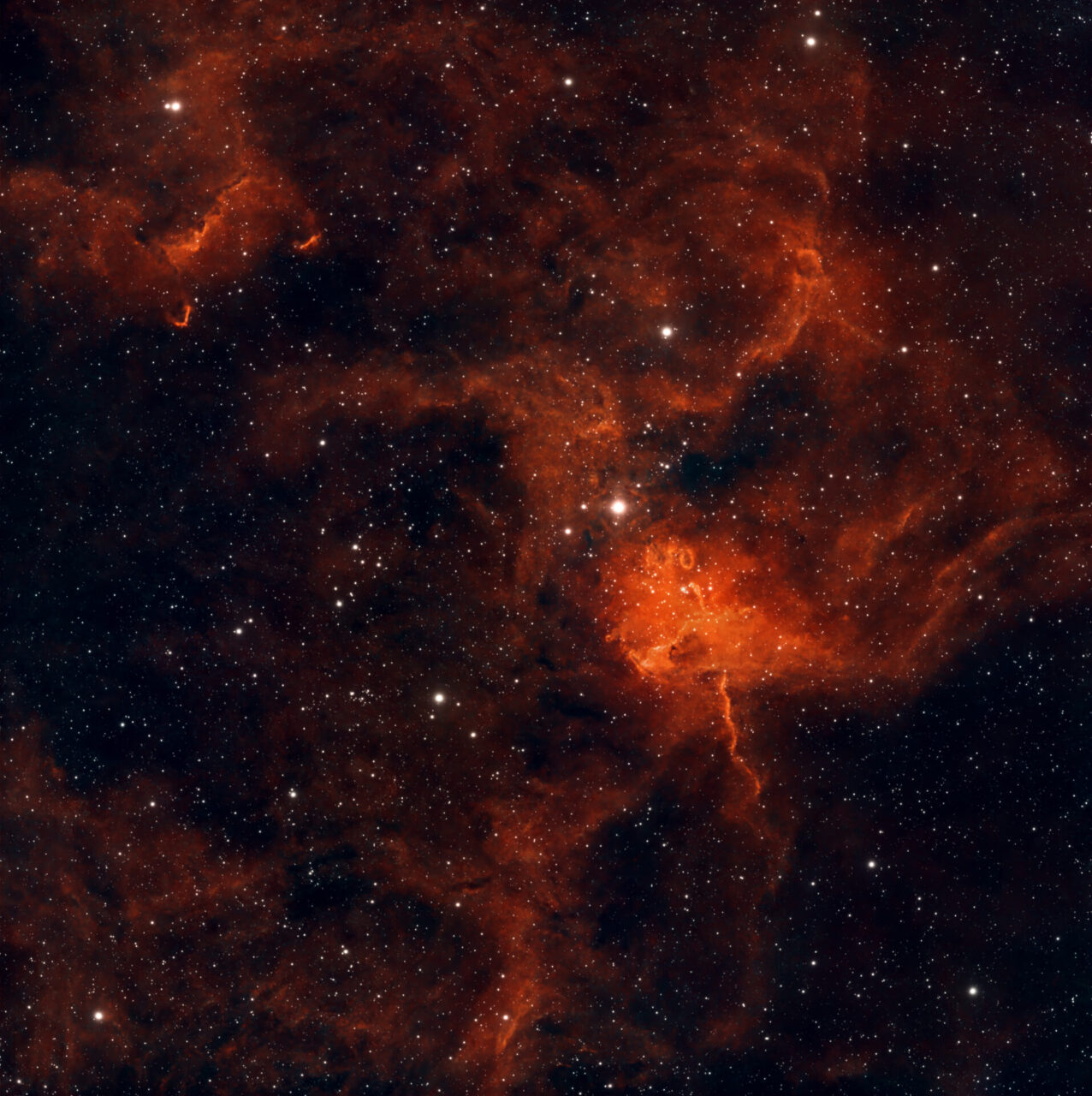 IC 417, Spinnen – Nebel
