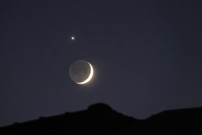Mond begegnet Venus