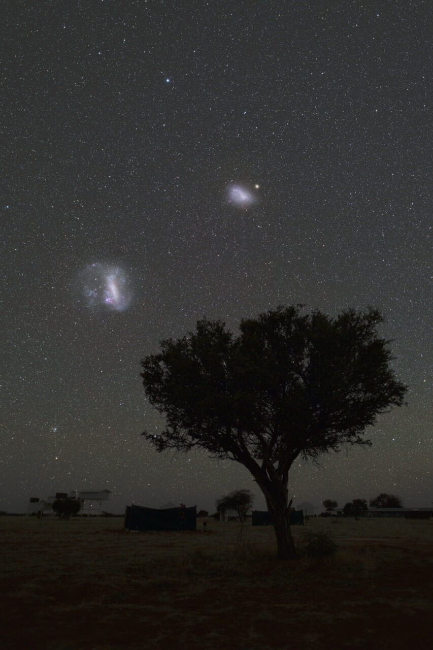 Magellansche Wolken in Namibia