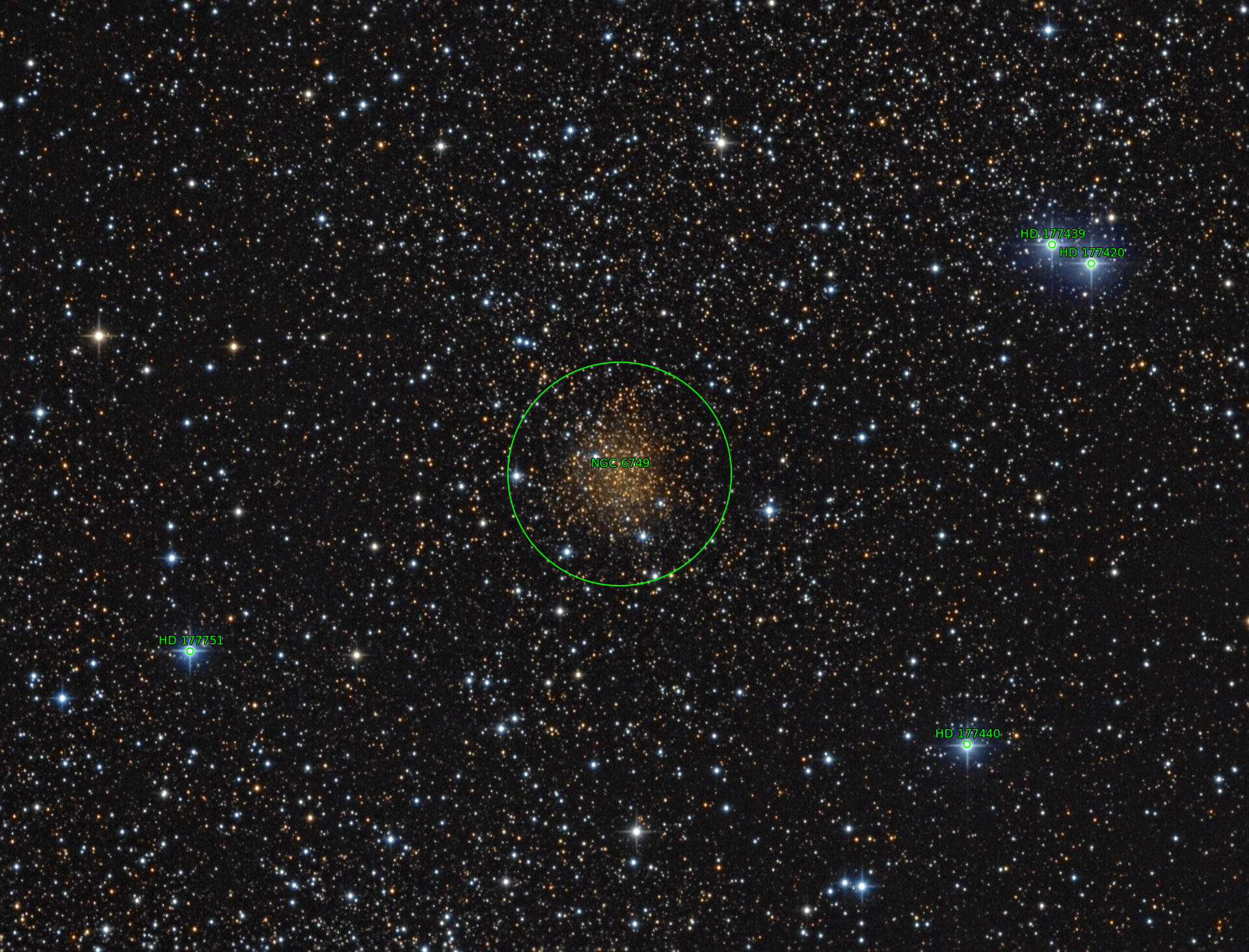 Sternkarten-Overlay (Astrometry.net)