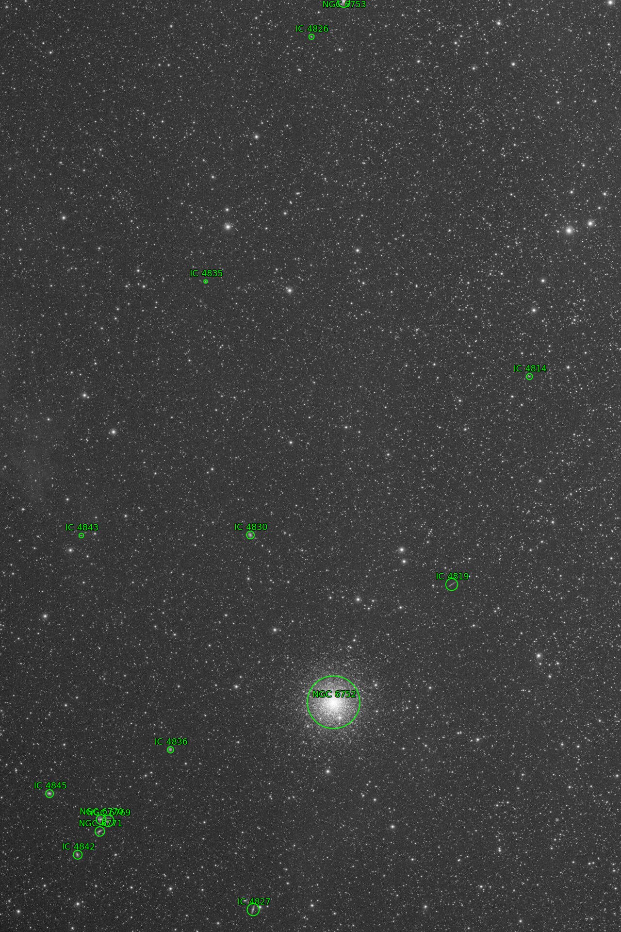 Sternkarten-Overlay (Astrometry.net)