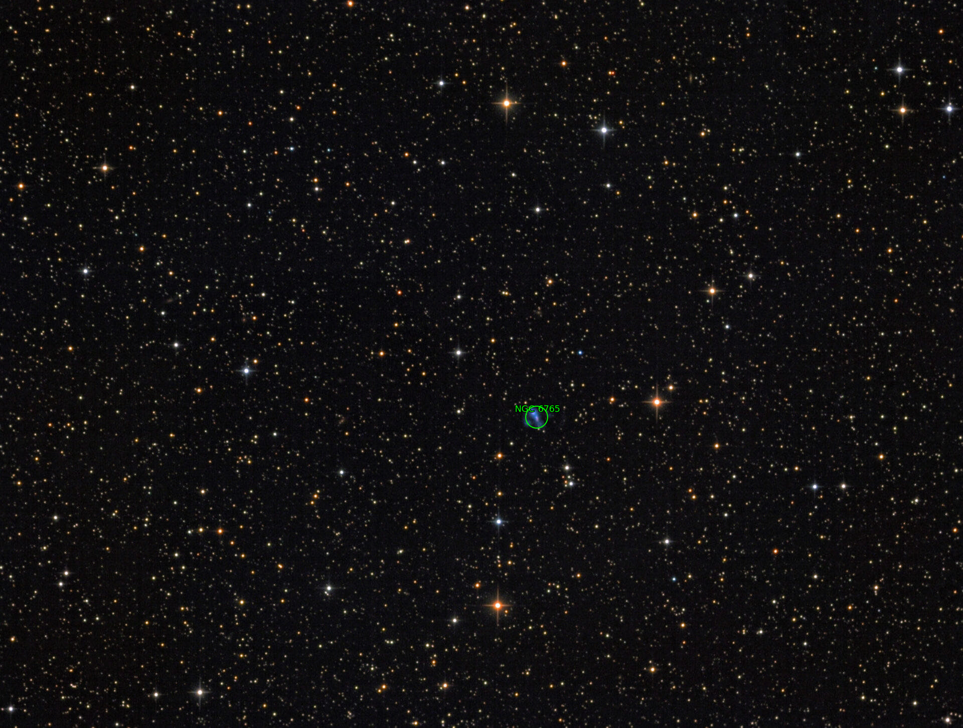 Sternkarten-Overlay (Astrometry.net)
