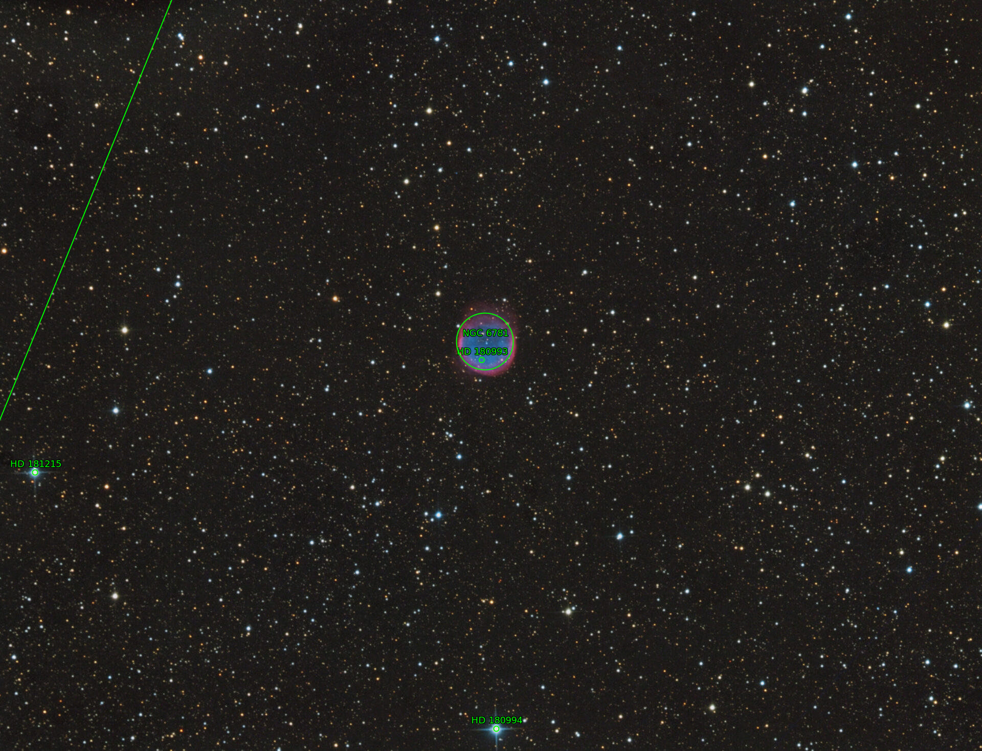 Sternkarten-Overlay (Astrometry.net)