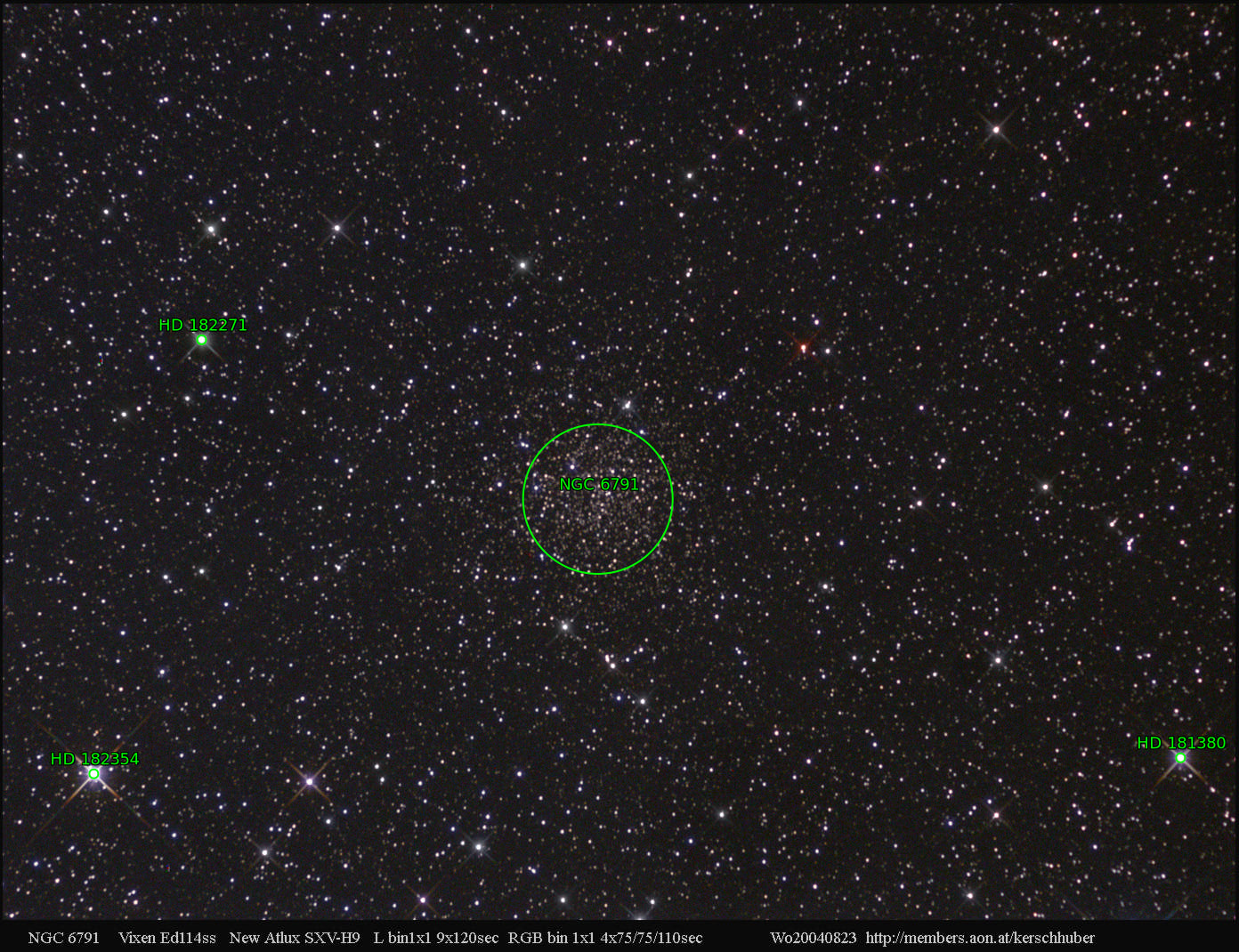Sternkarten-Overlay (Astrometry.net)