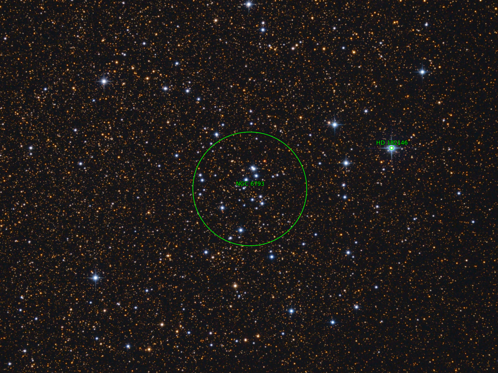 Sternkarten-Overlay (Astrometry.net)