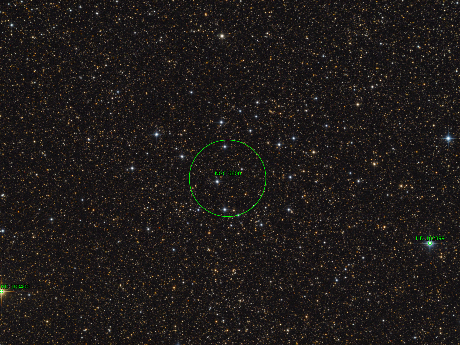 Sternkarten-Overlay (Astrometry.net)