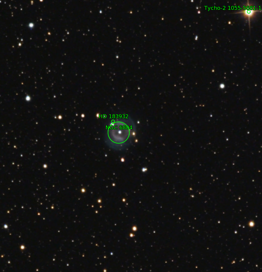 Sternkarten-Overlay (Astrometry.net)