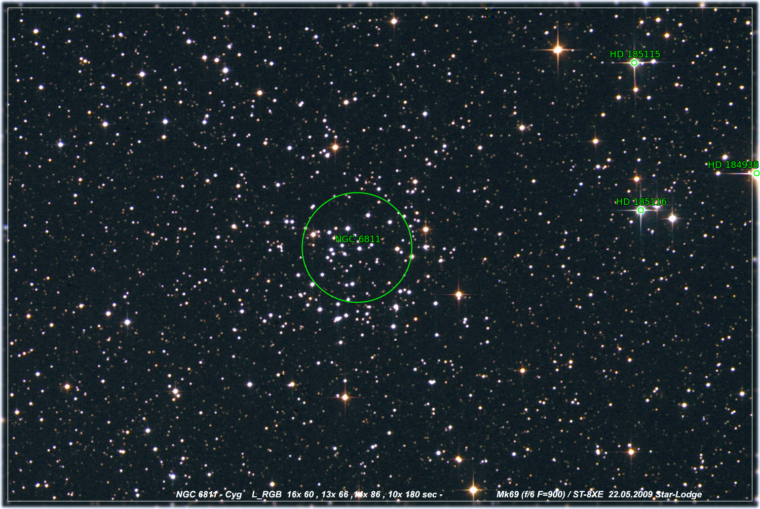 Sternkarten-Overlay (Astrometry.net)