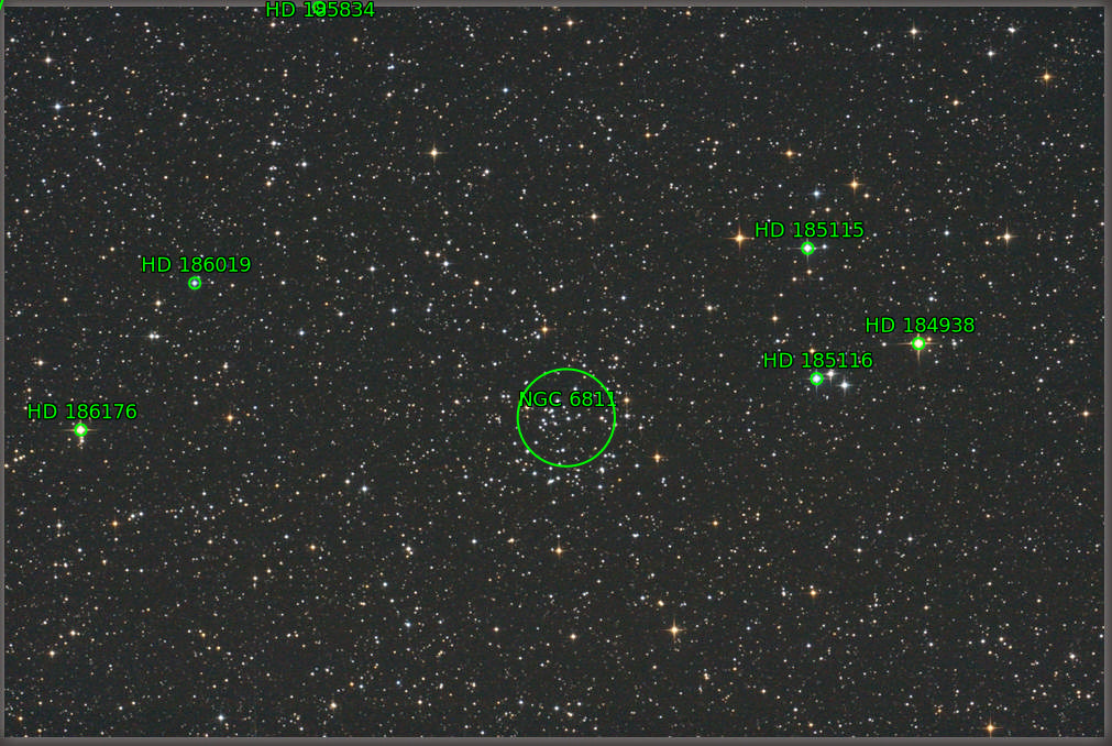 Sternkarten-Overlay (Astrometry.net)
