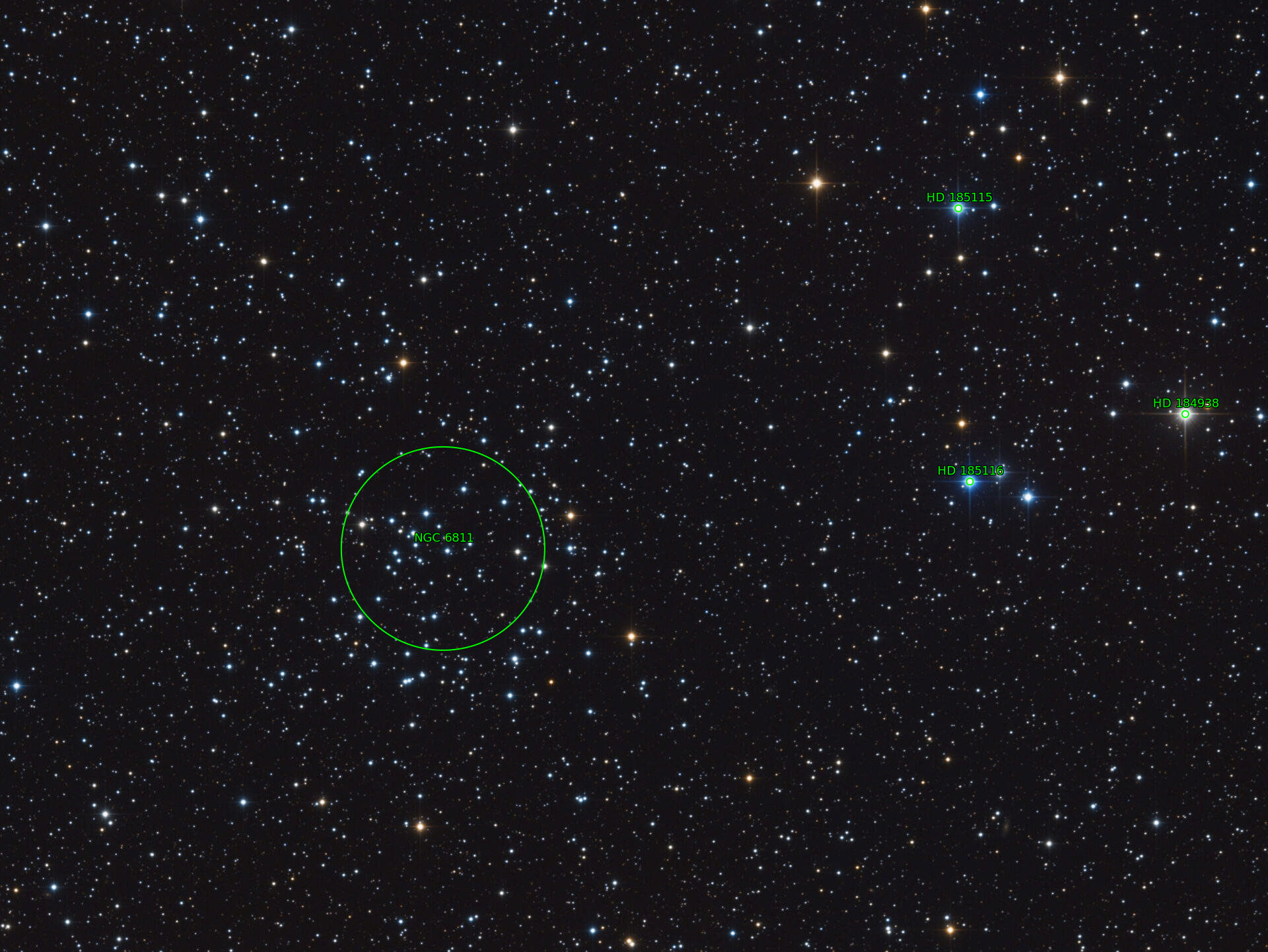 Sternkarten-Overlay (Astrometry.net)