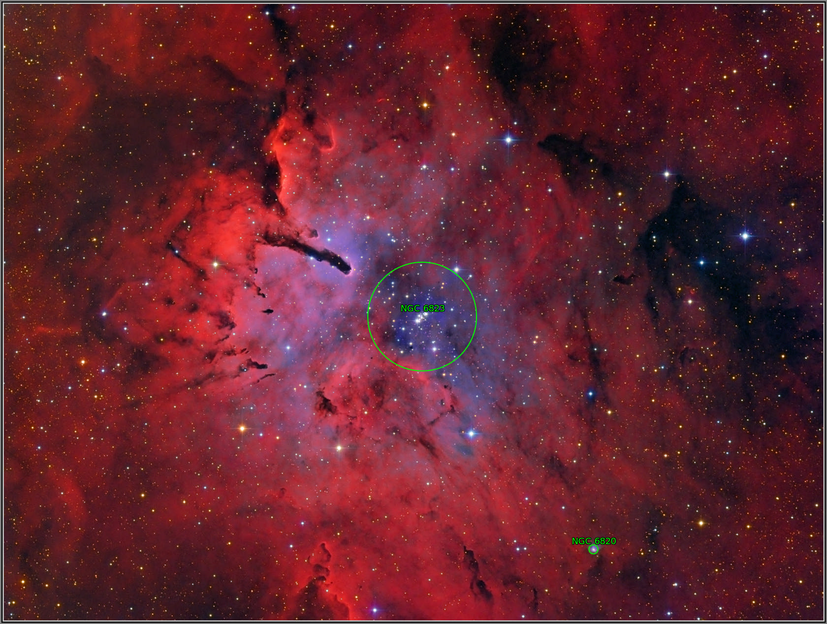 Sternkarten-Overlay (Astrometry.net)
