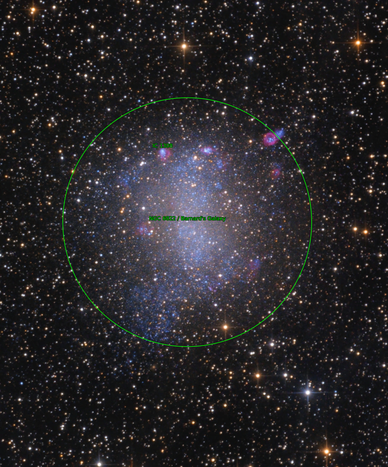 Sternkarten-Overlay (Astrometry.net)
