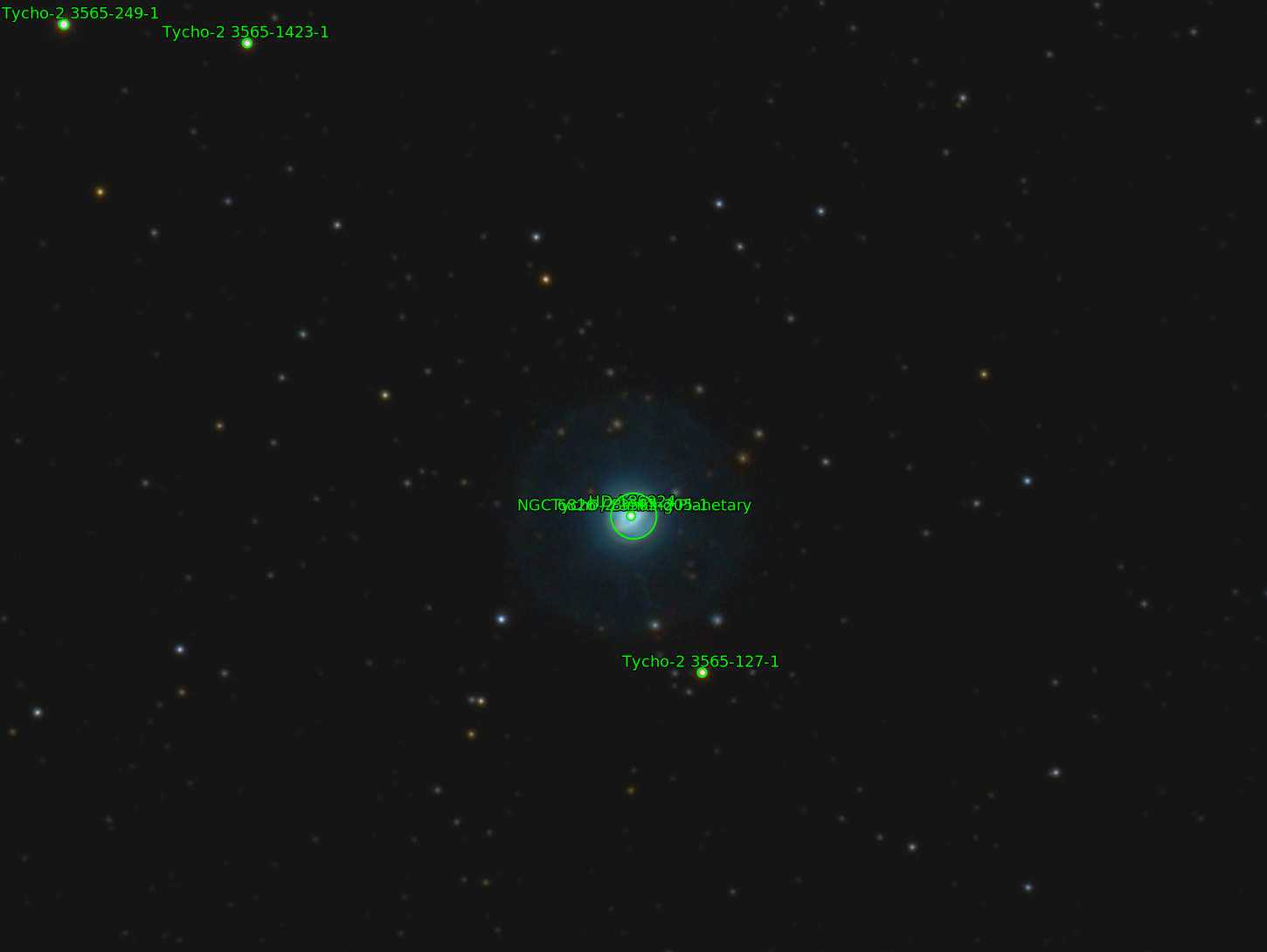 Sternkarten-Overlay (Astrometry.net)