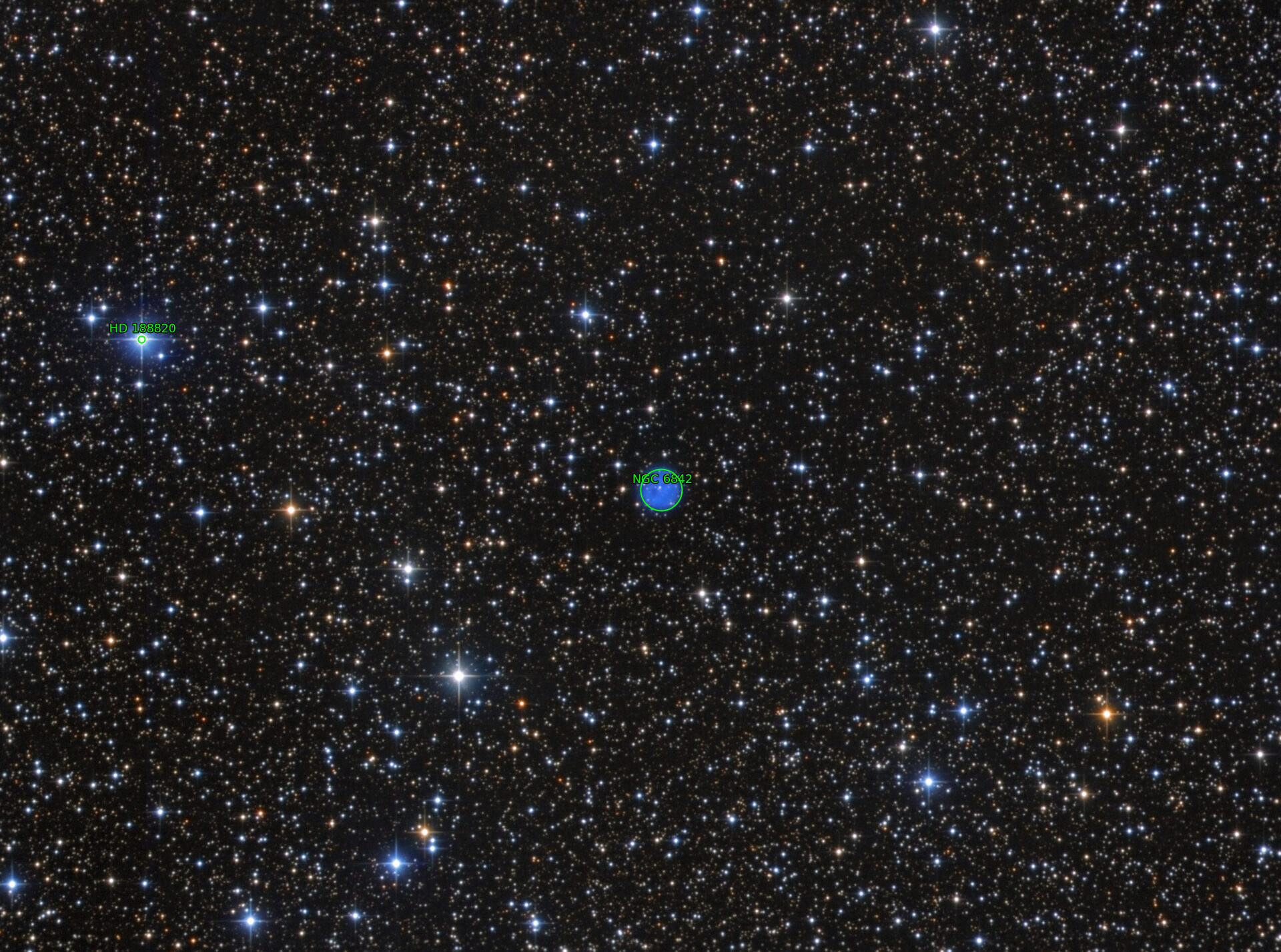 Sternkarten-Overlay (Astrometry.net)
