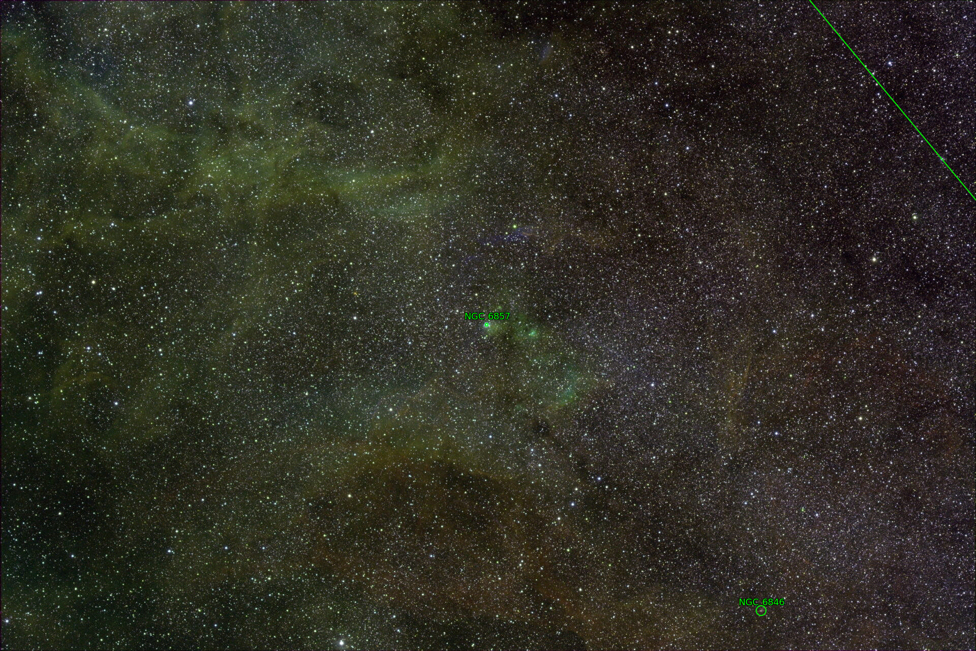Sternkarten-Overlay (Astrometry.net)