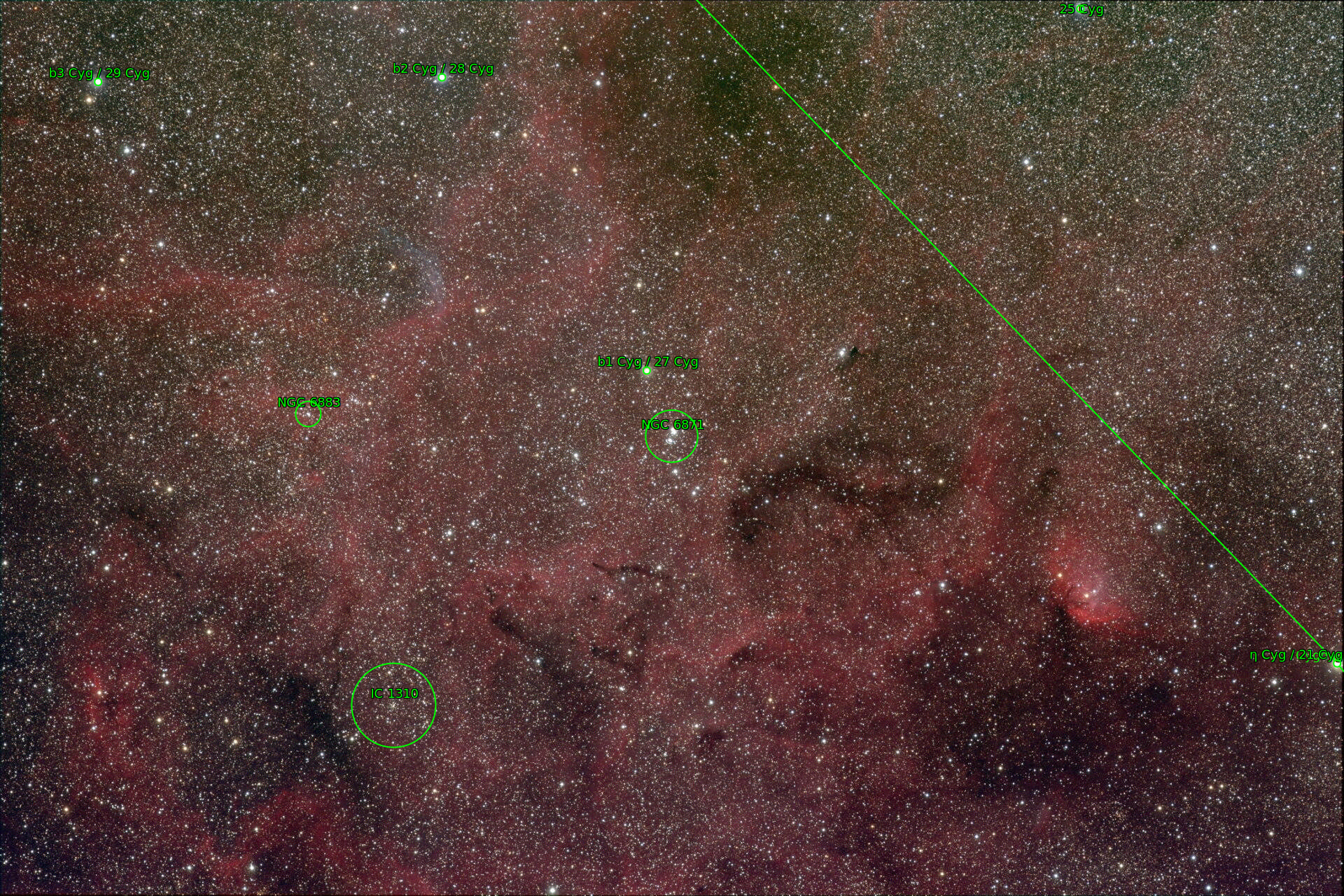 Sternkarten-Overlay (Astrometry.net)
