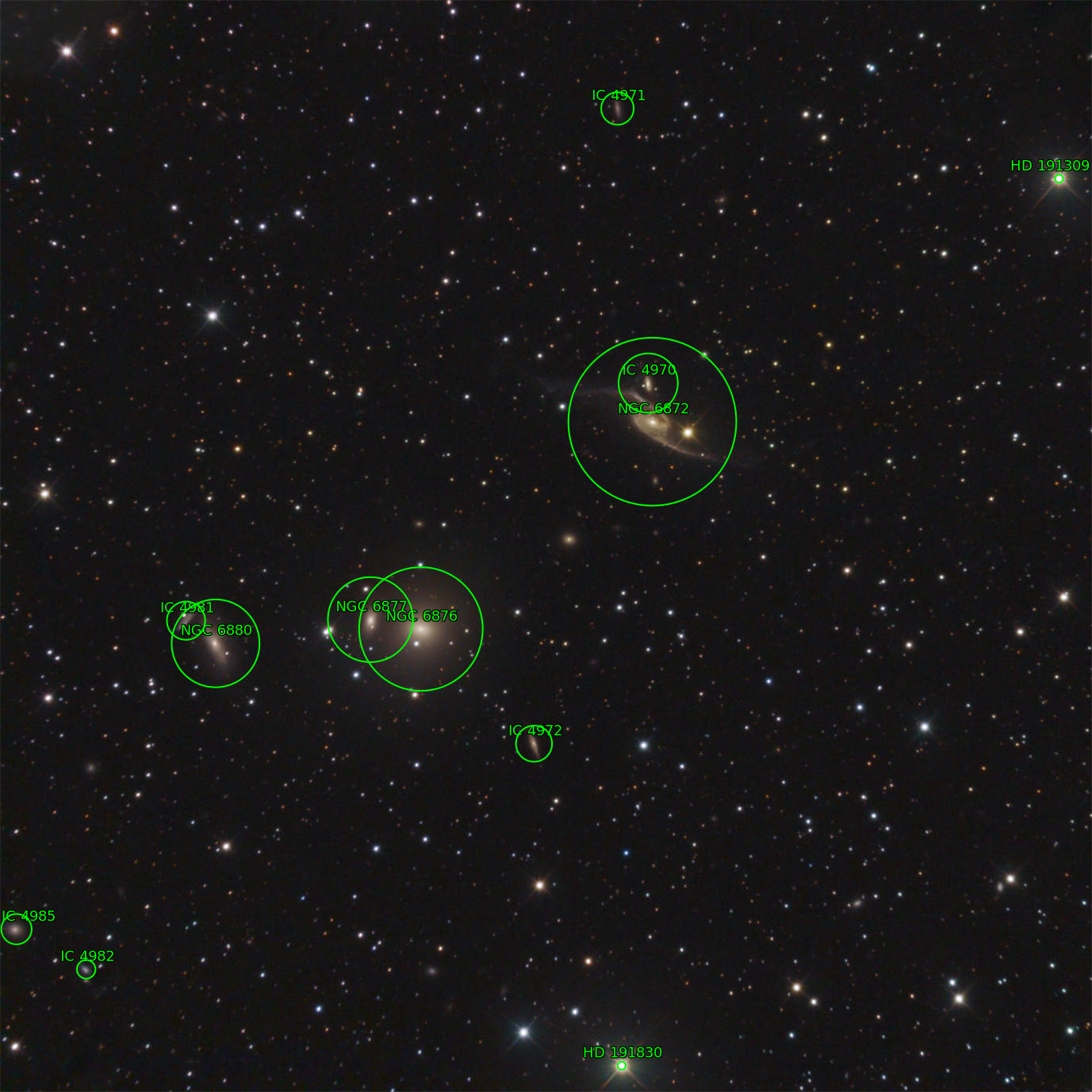 Sternkarten-Overlay (Astrometry.net)