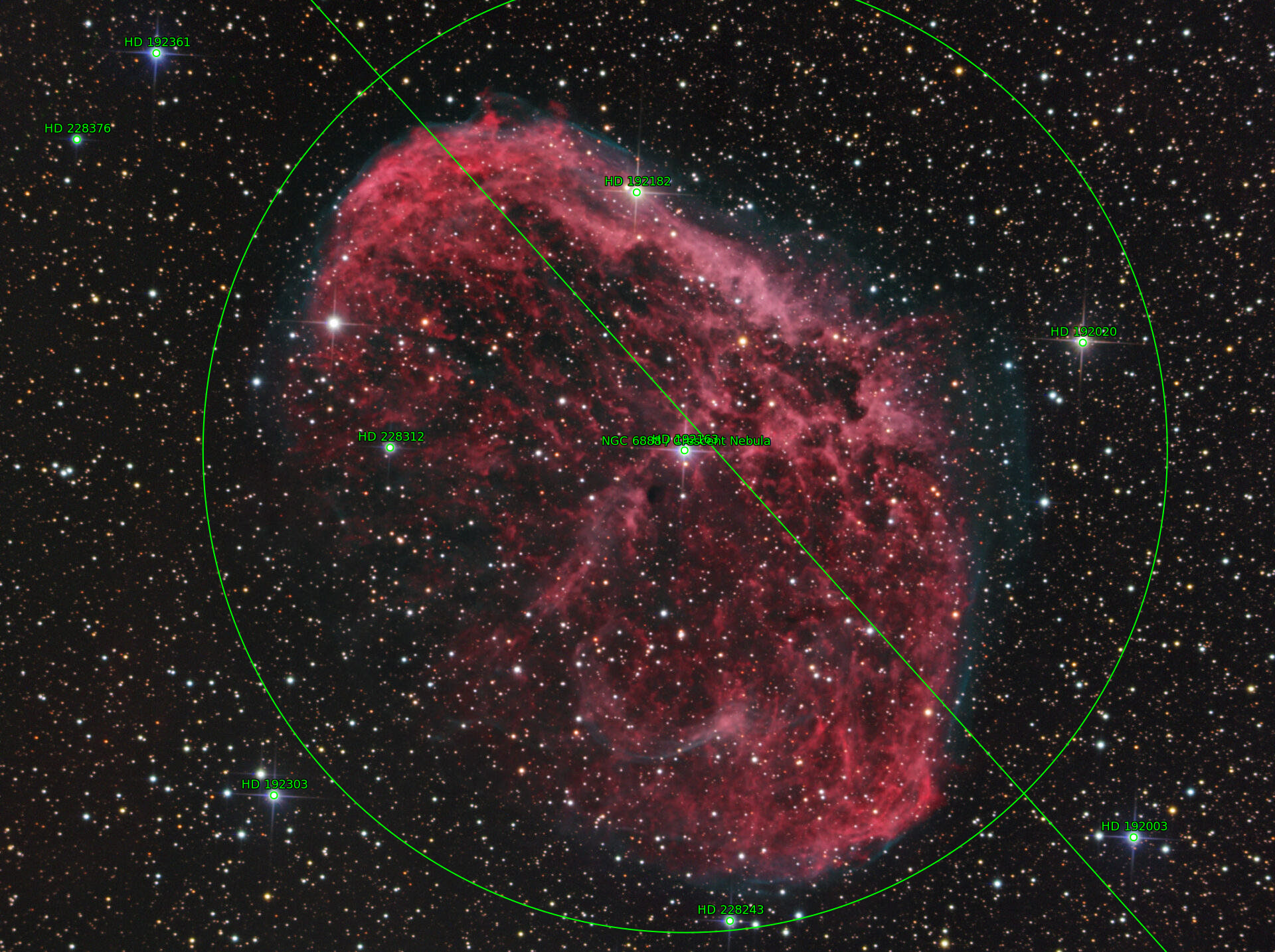 Sternkarten-Overlay (Astrometry.net)