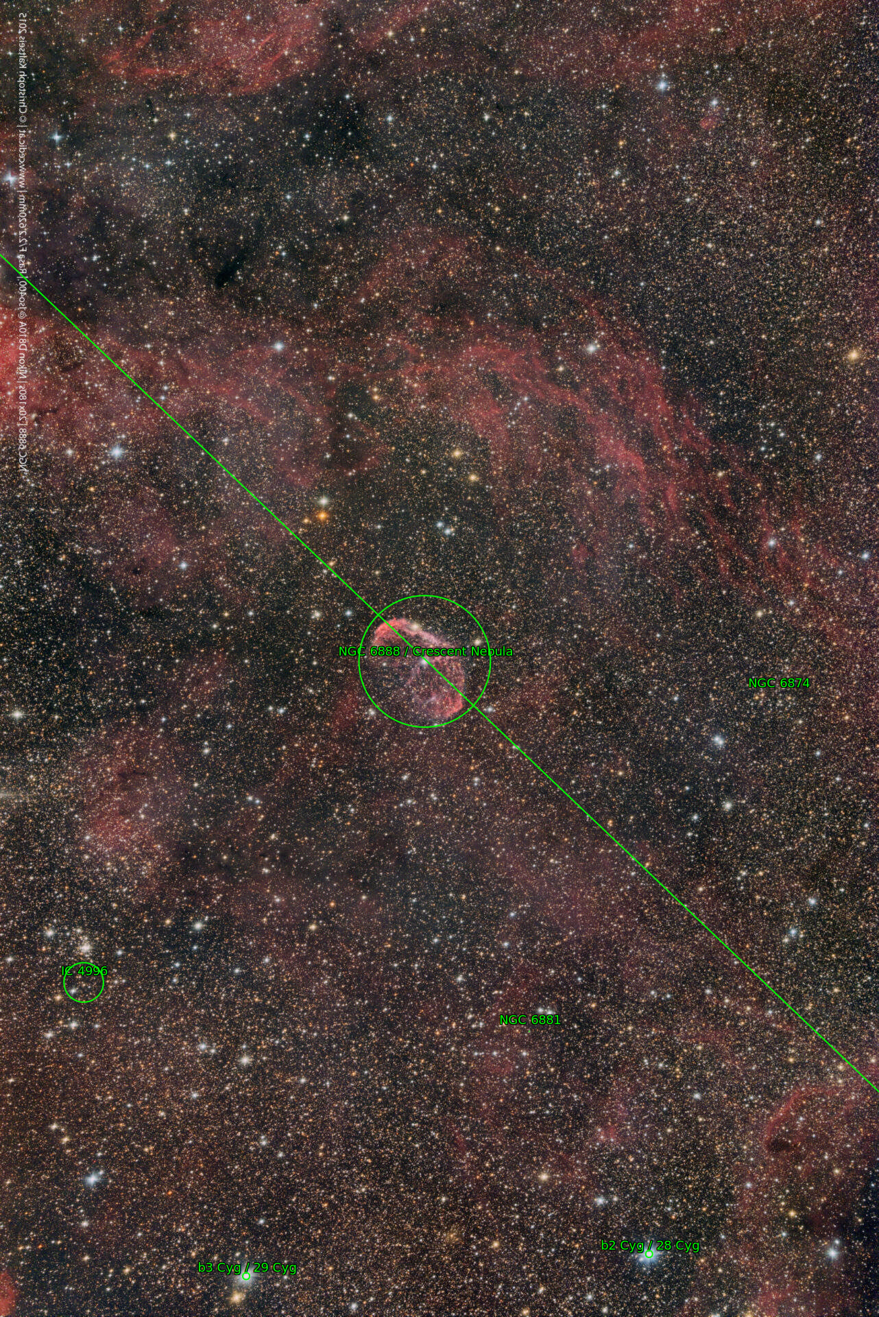 Sternkarten-Overlay (Astrometry.net)