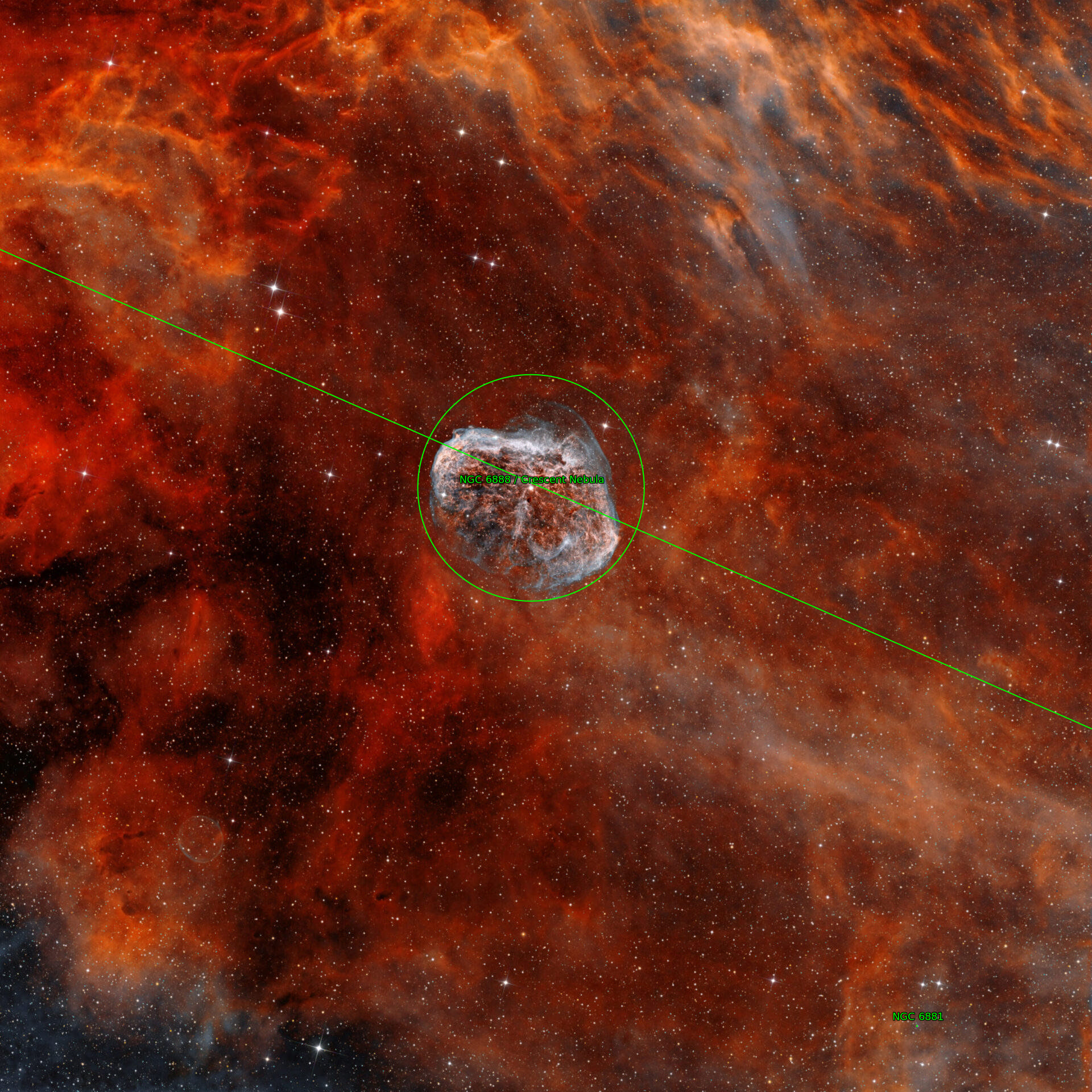 Sternkarten-Overlay (Astrometry.net)