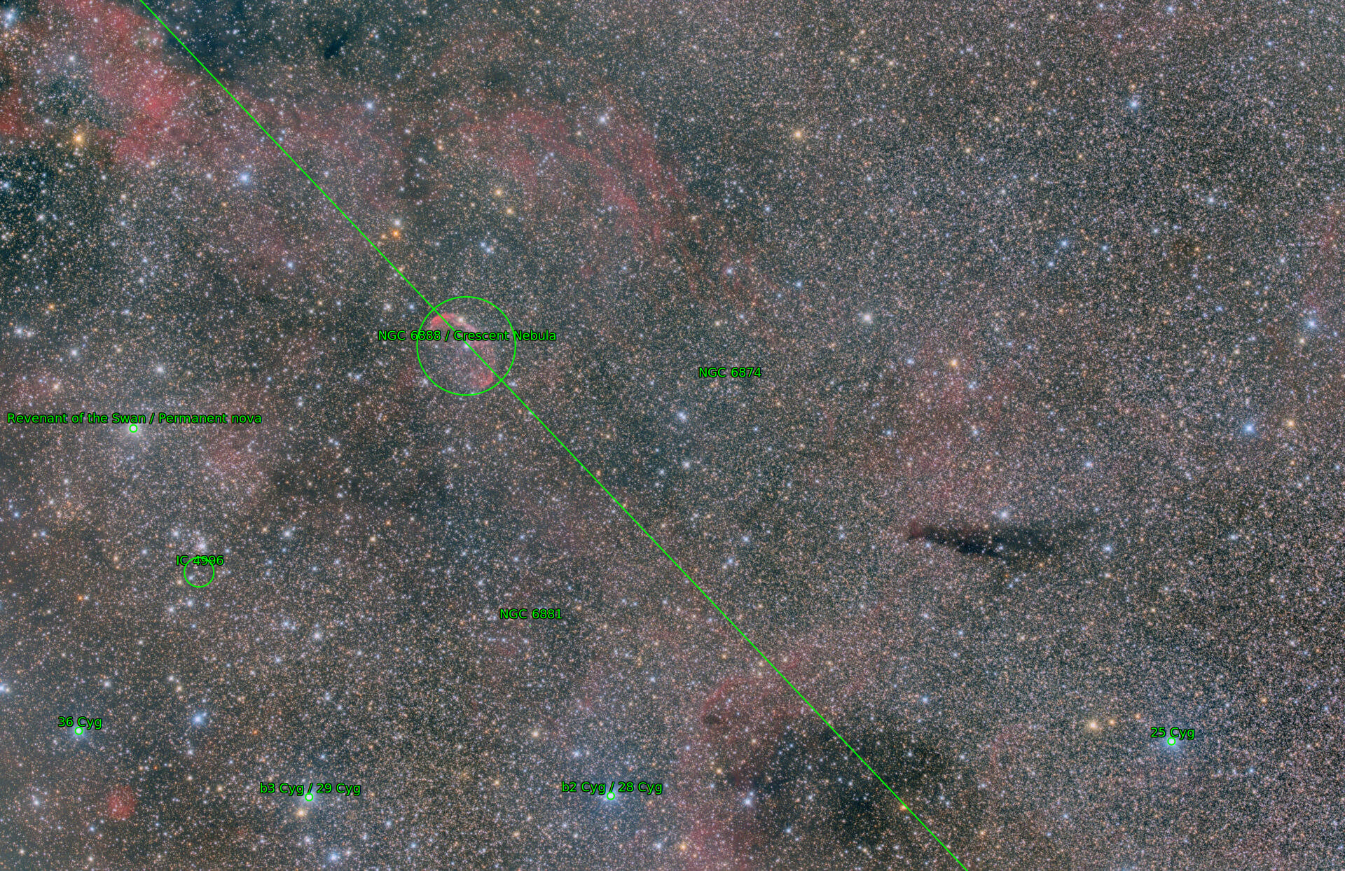 Sternkarten-Overlay (Astrometry.net)