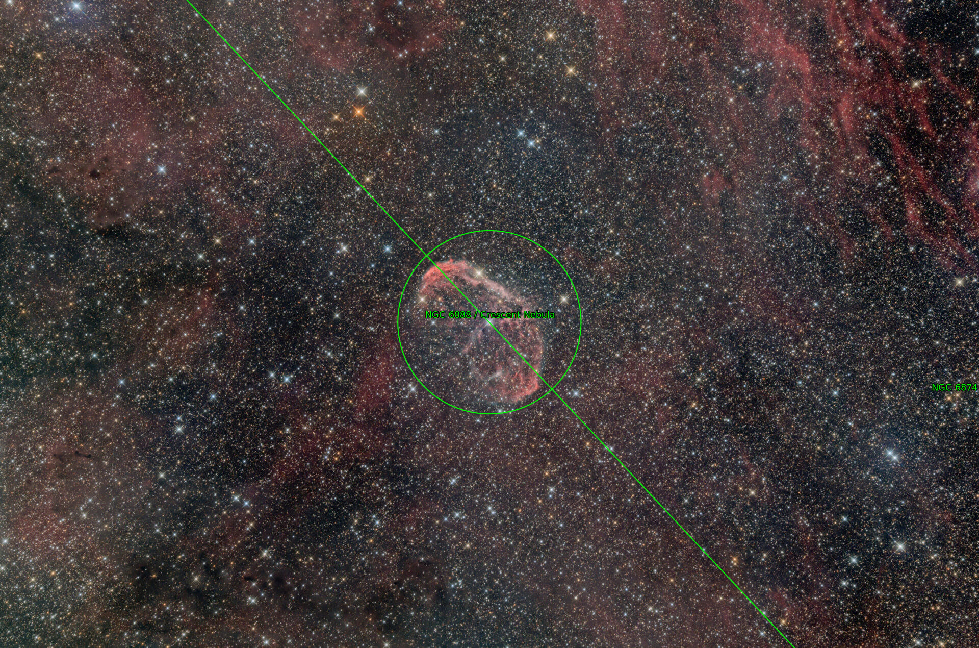 Sternkarten-Overlay (Astrometry.net)