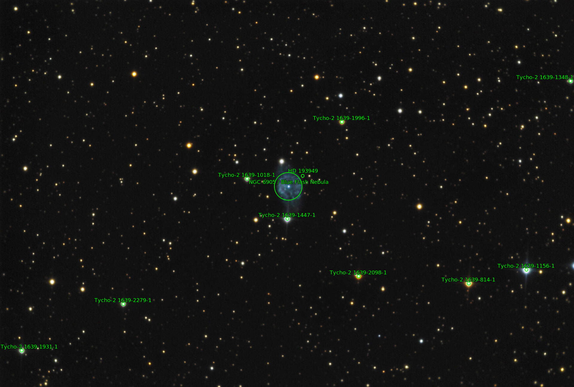 Sternkarten-Overlay (Astrometry.net)