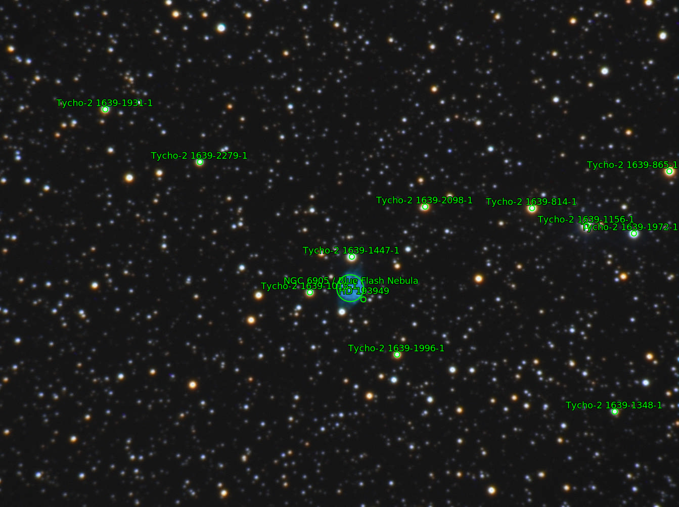 Sternkarten-Overlay (Astrometry.net)
