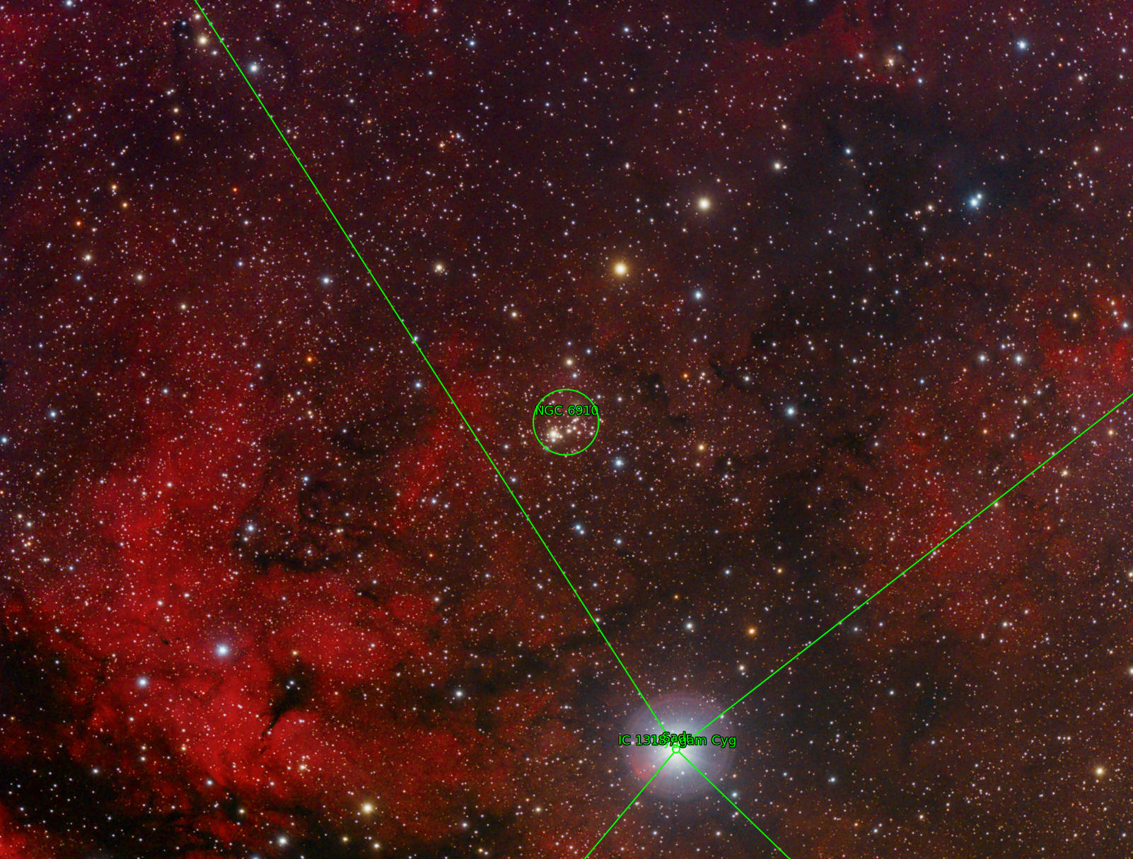 Sternkarten-Overlay (Astrometry.net)