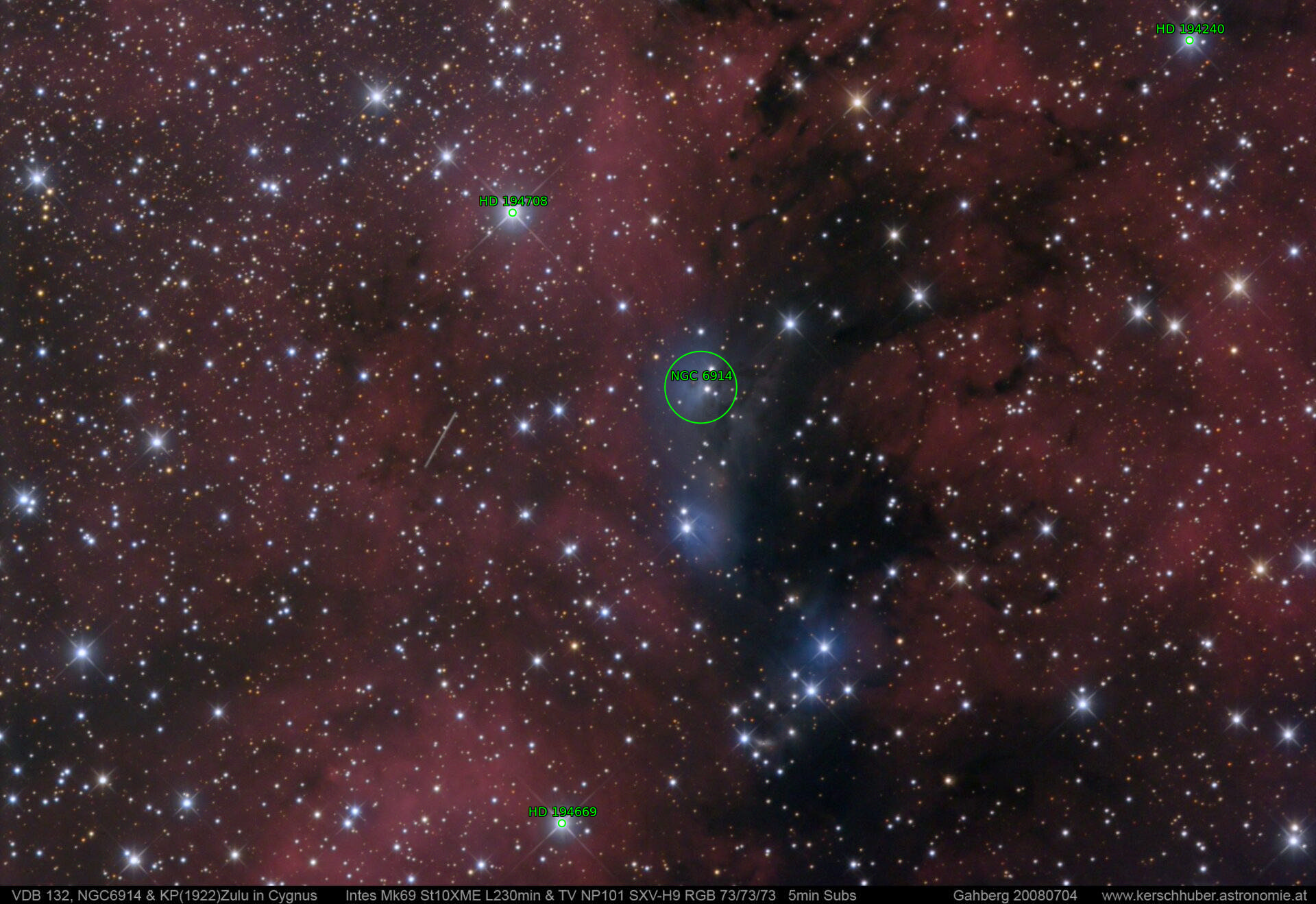 Sternkarten-Overlay (Astrometry.net)