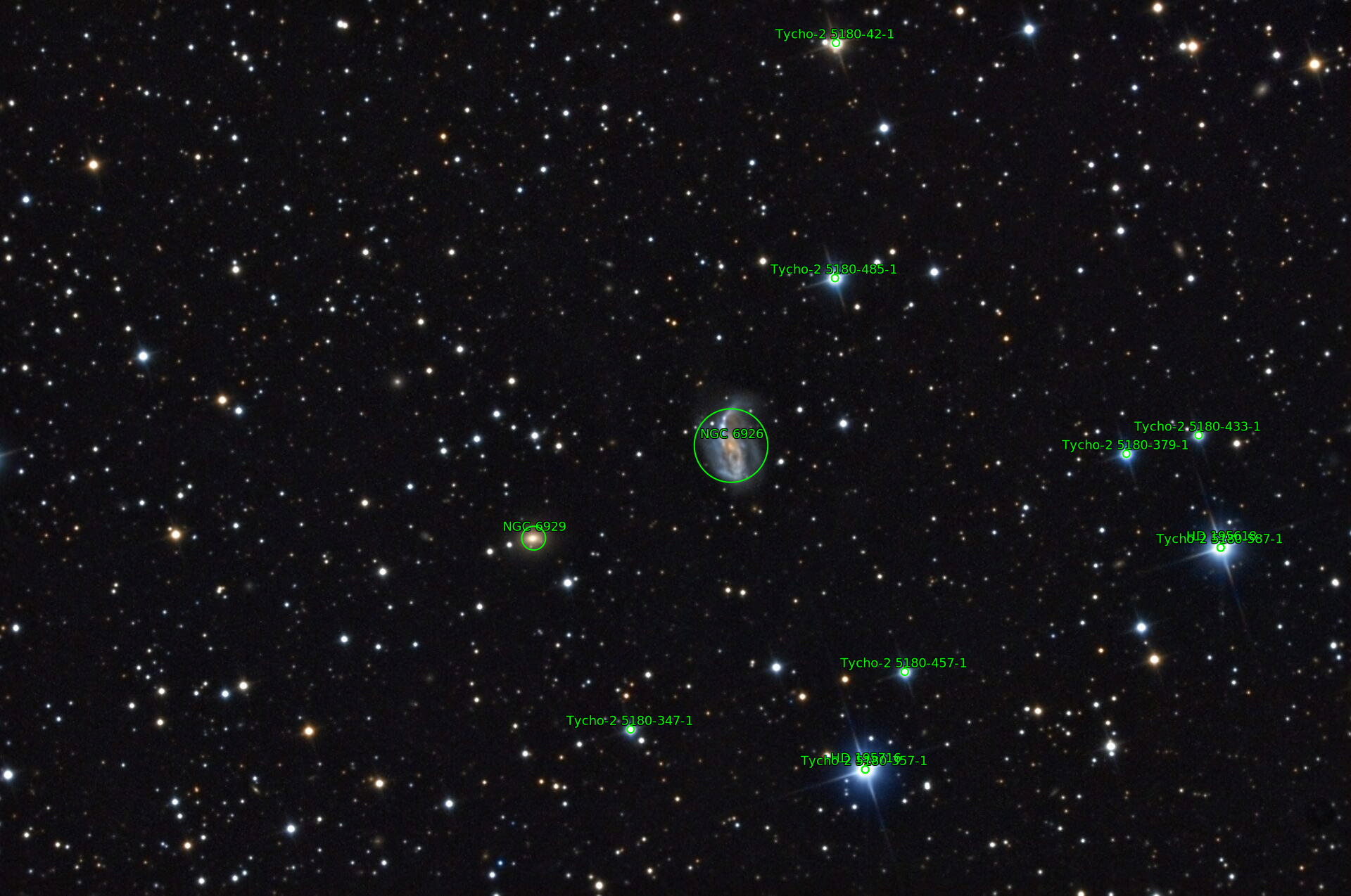 Sternkarten-Overlay (Astrometry.net)