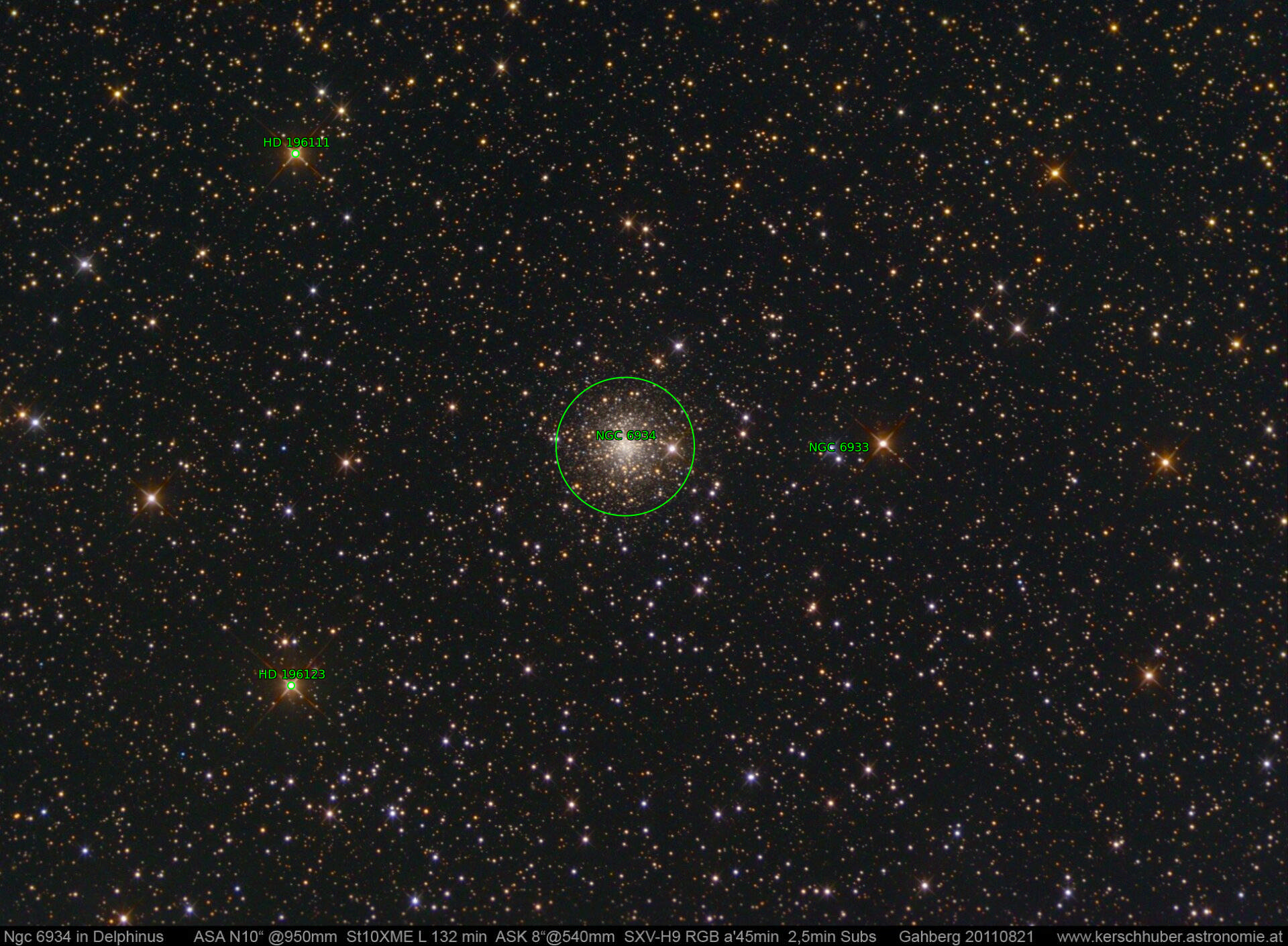 Sternkarten-Overlay (Astrometry.net)
