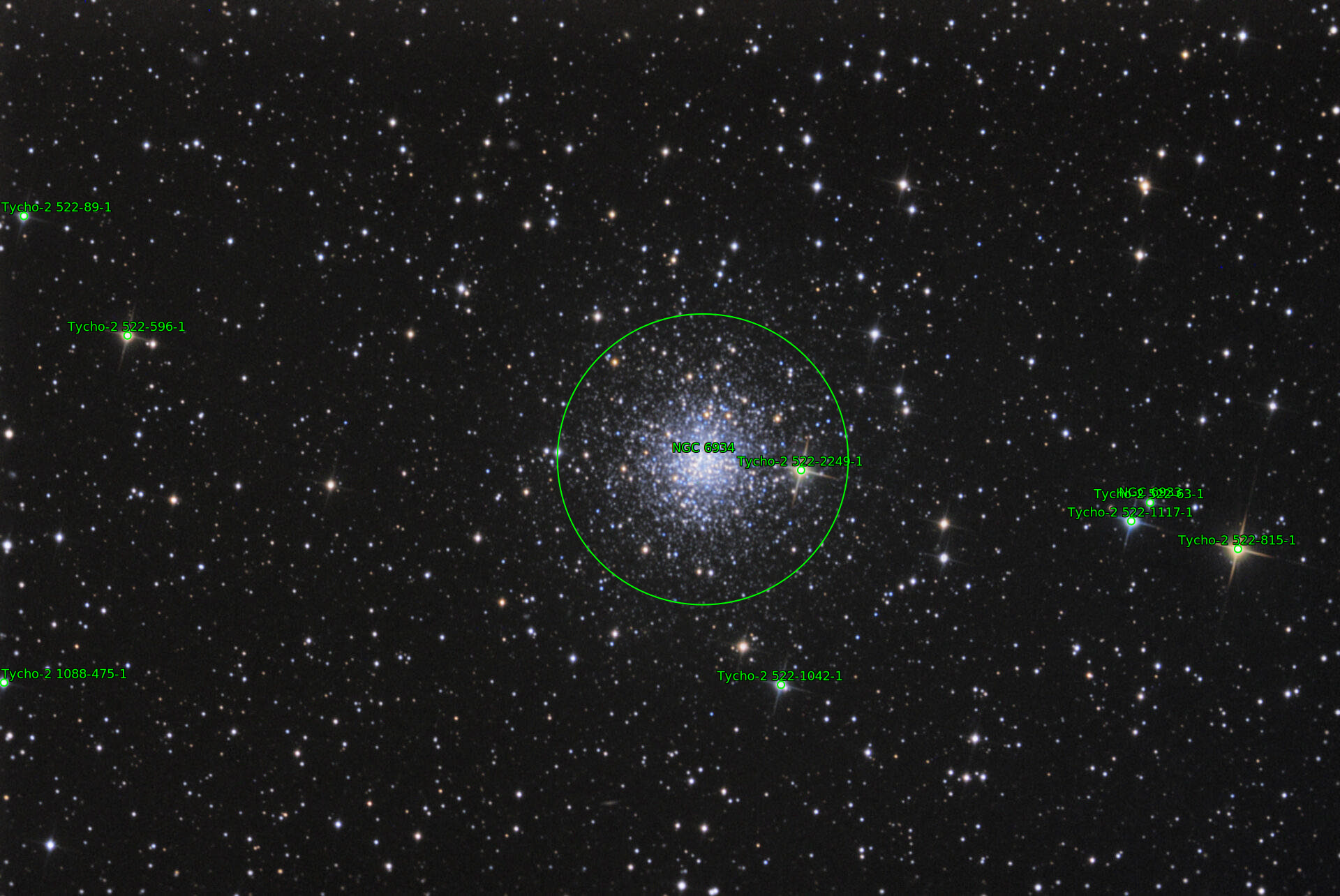 Sternkarten-Overlay (Astrometry.net)