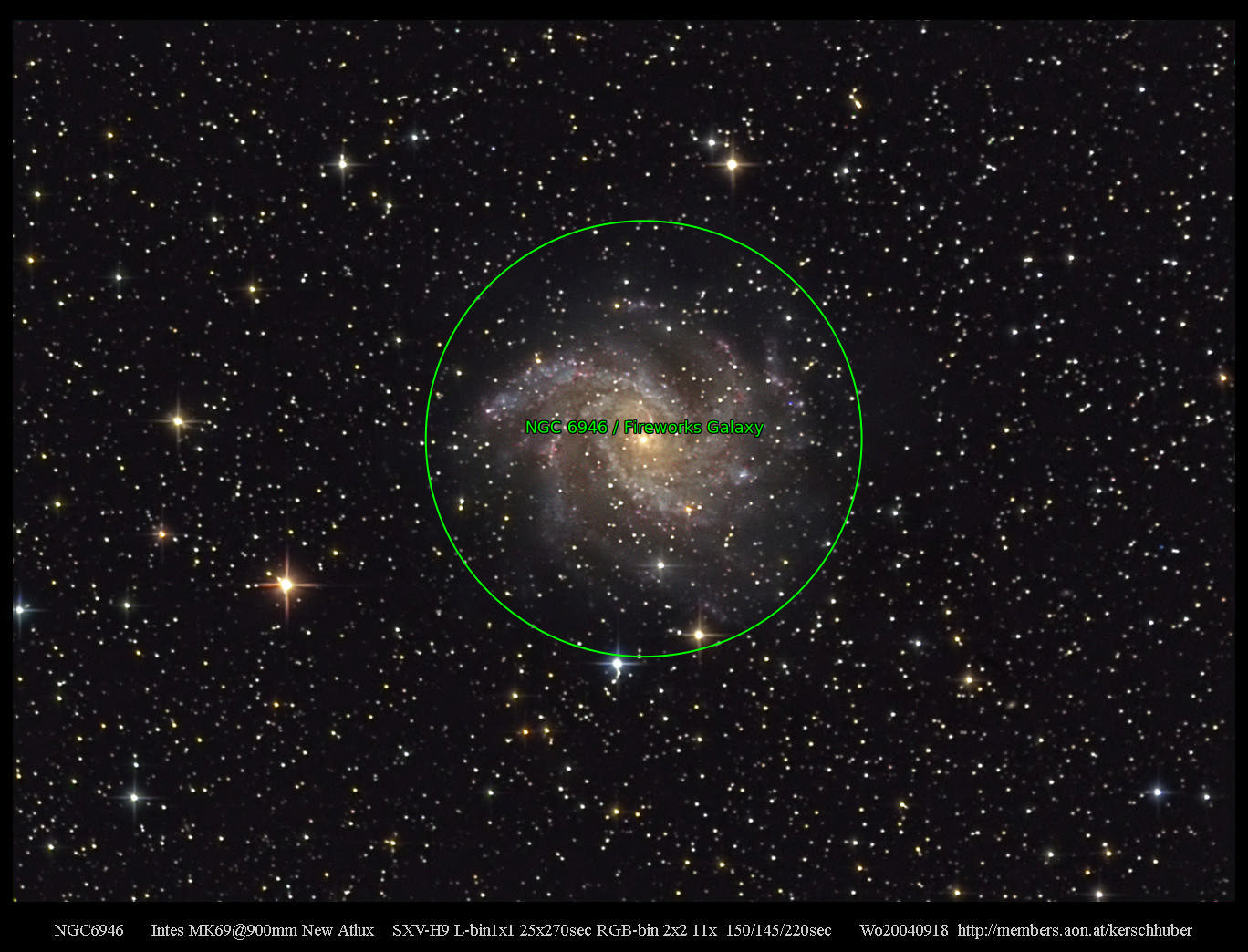 Sternkarten-Overlay (Astrometry.net)