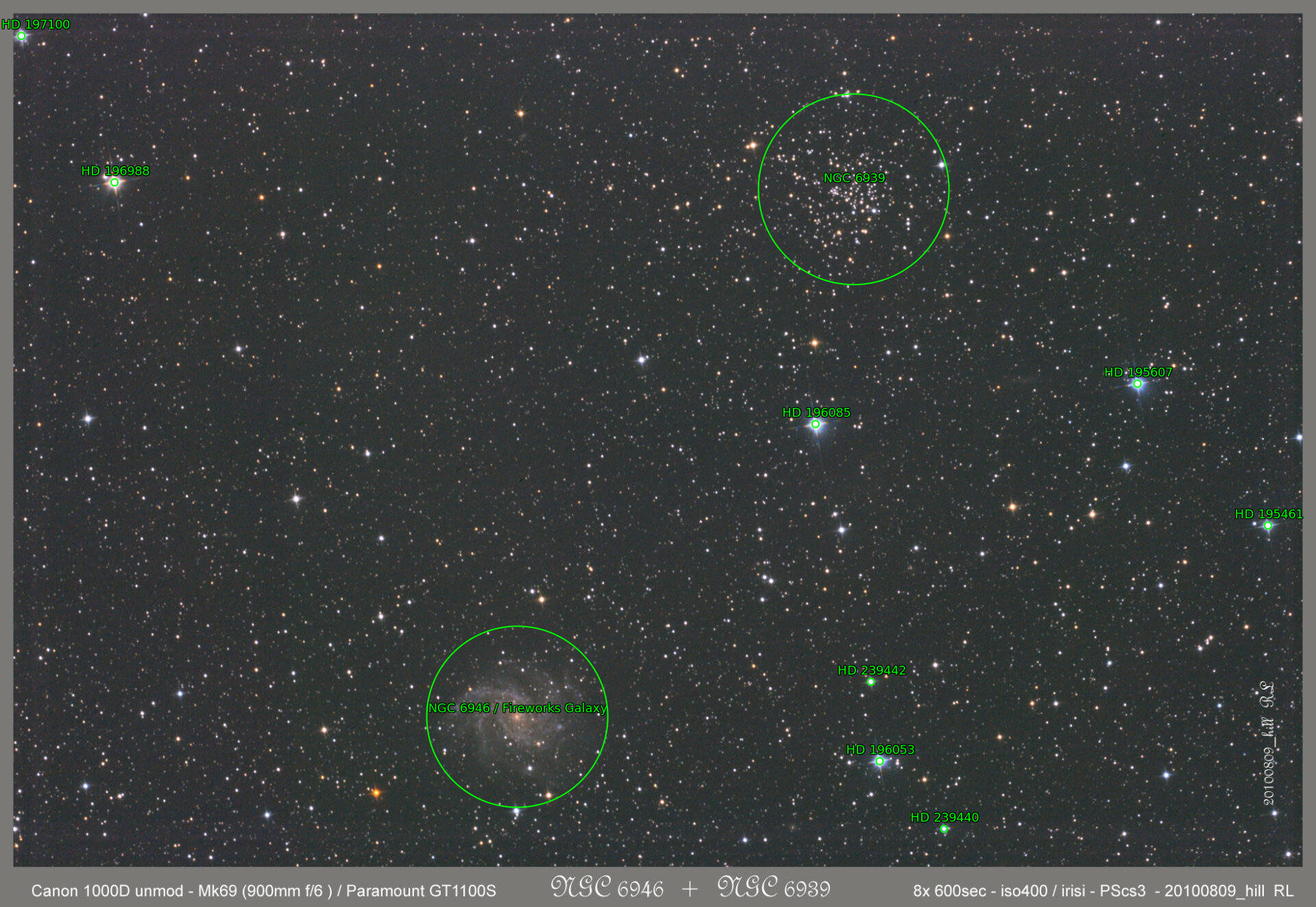 Sternkarten-Overlay (Astrometry.net)