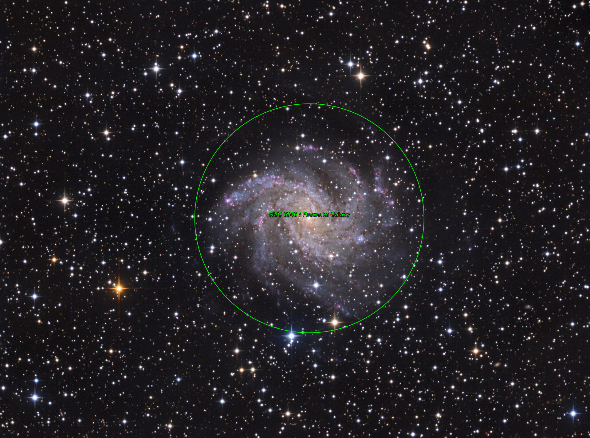 Sternkarten-Overlay (Astrometry.net)