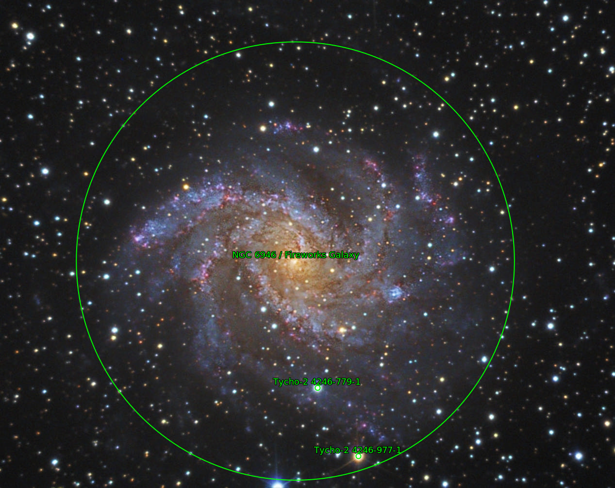 Sternkarten-Overlay (Astrometry.net)