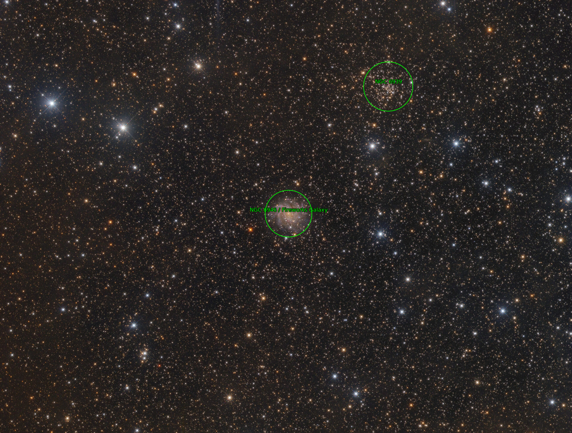 Sternkarten-Overlay (Astrometry.net)