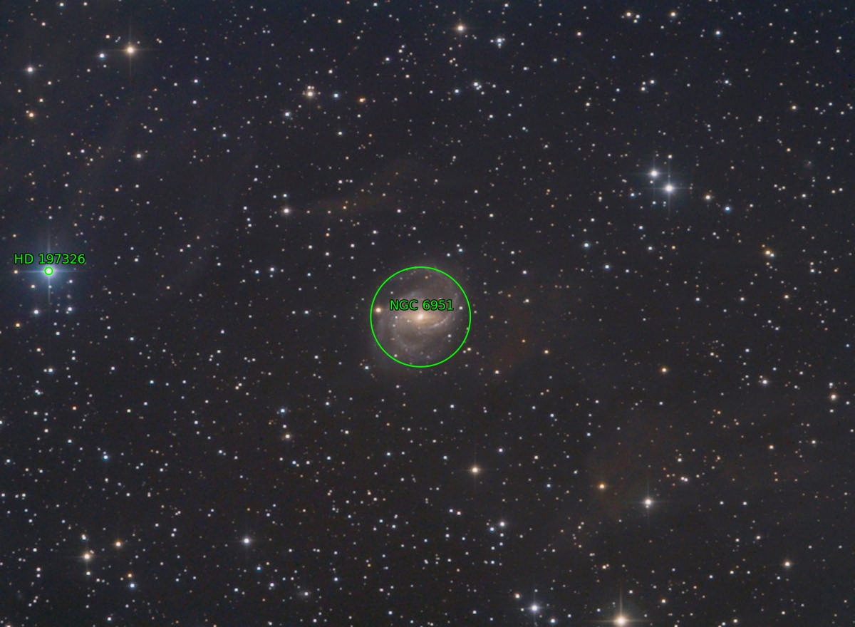 Sternkarten-Overlay (Astrometry.net)